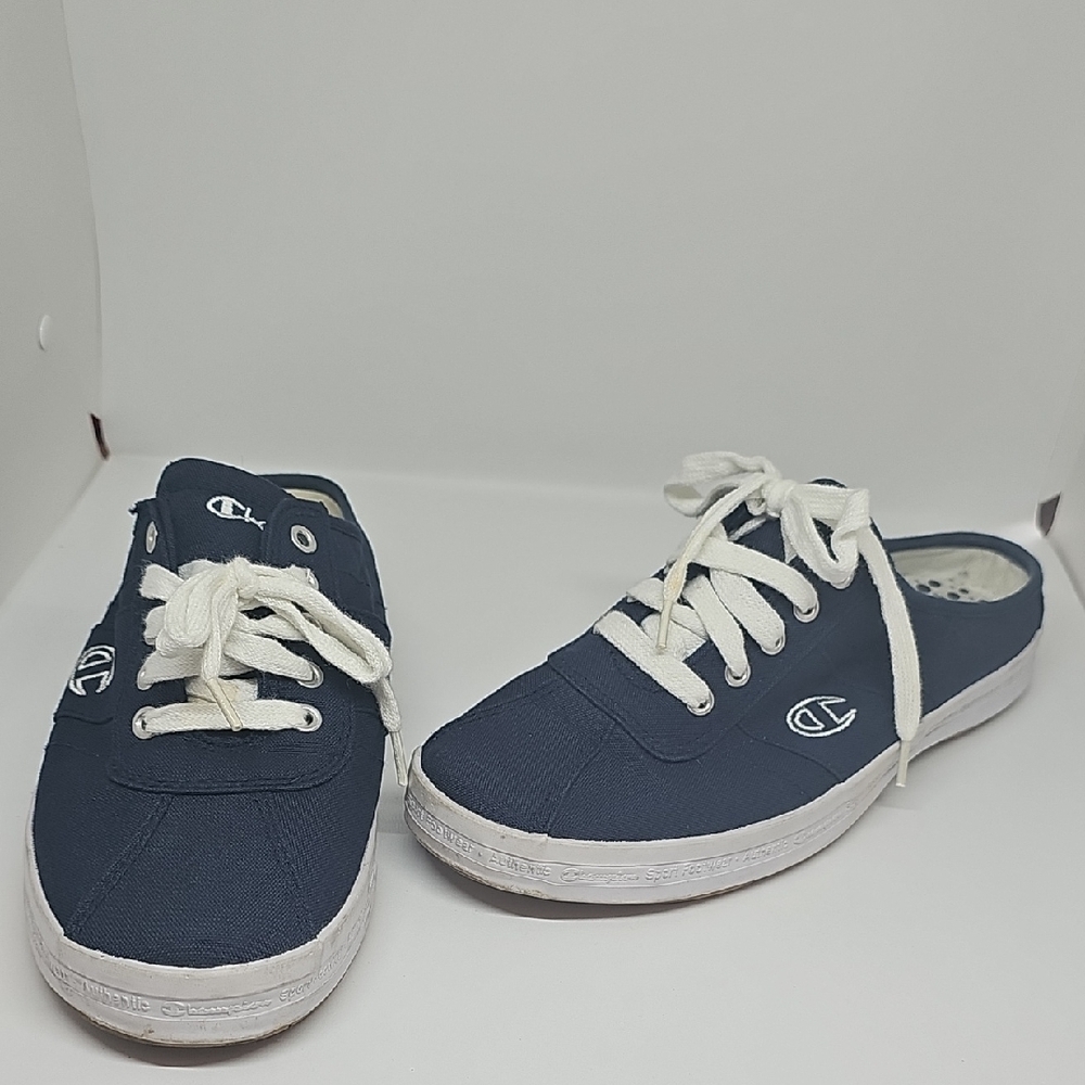 Champion Navy Blue Slip-On Sneakers